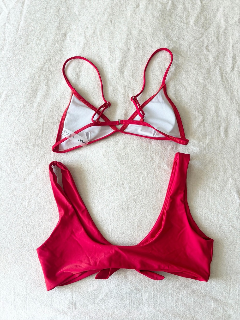 SHEIN - Zaful | Red White Blue 3-Piece Bikini Set - Picture 5 of 6